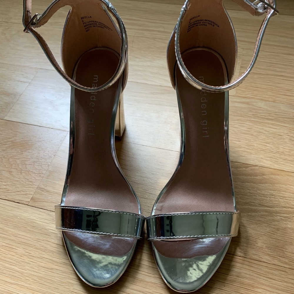 Silver heels